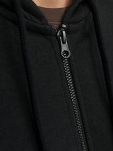 Jack & Jones Sweatshirt Zip Hoodie For Men (JJEBASIC) in 3 Colours, L-XL