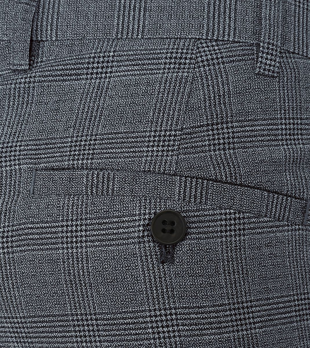 Skopes Anthony Suit Tailored Fit Trouser For Men ins Grey Check, 30W-58W