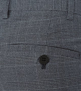 Skopes Anthony Suit Tailored Fit Trouser For Men ins Grey Check, 30W-58W