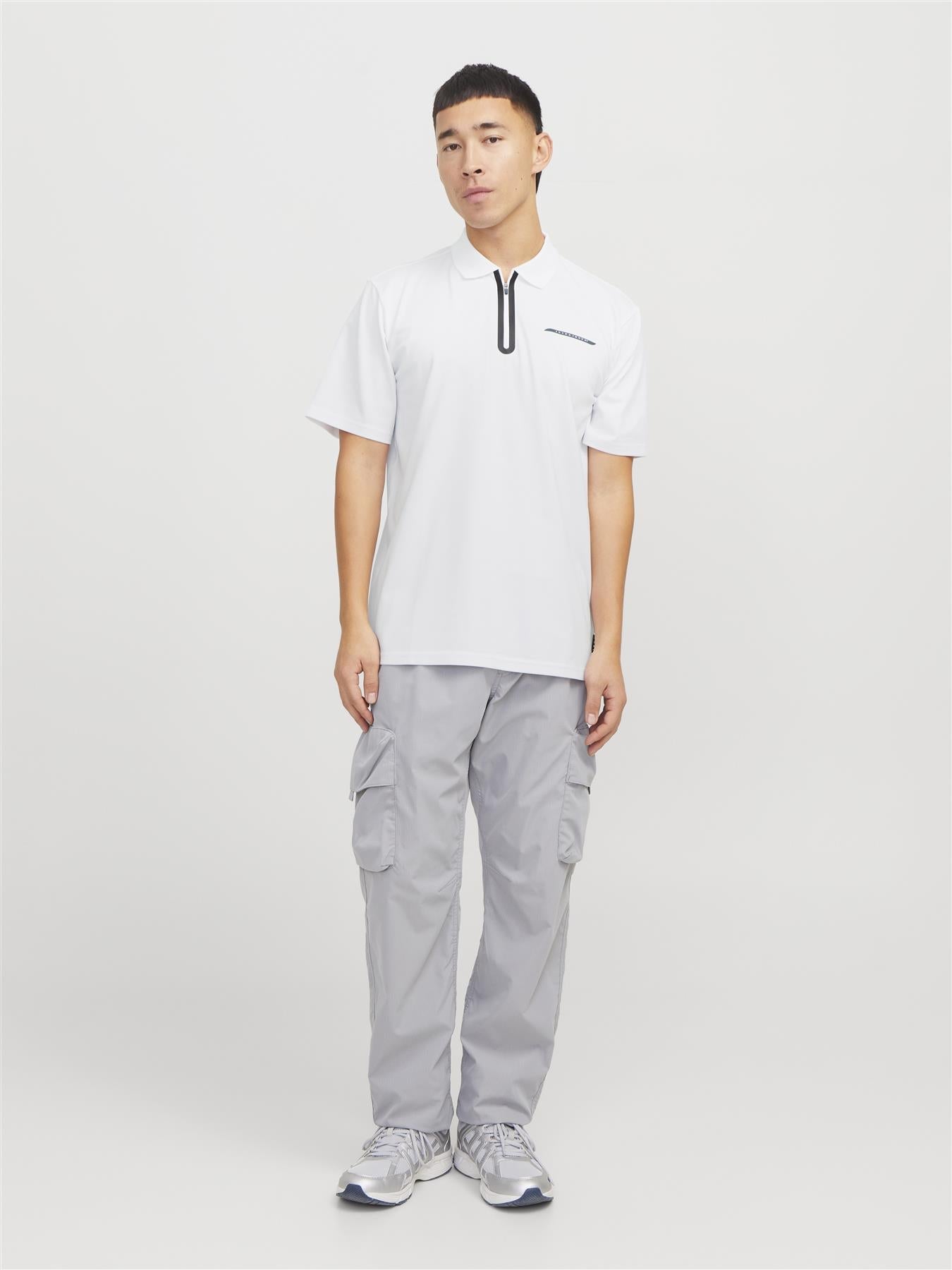 Jack & Jones Short Sleeves Polo Shirt For Men (JCOFUSION PIQUE) in 3 Colours, S-XXL
