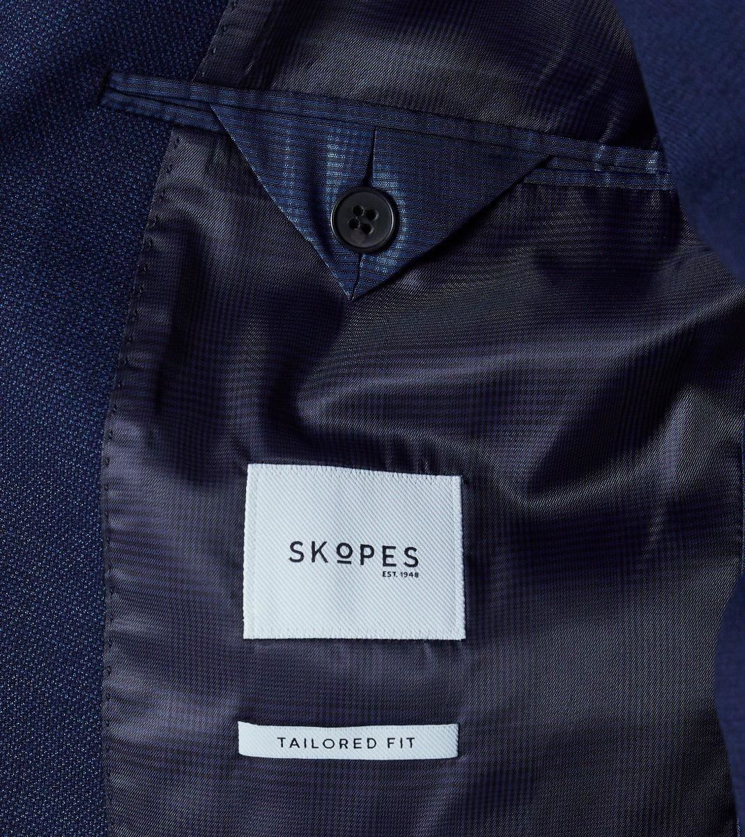 Skopes Men's Harcourt Tailored Fit Jacket in Navy 34 to 72 Short to Long