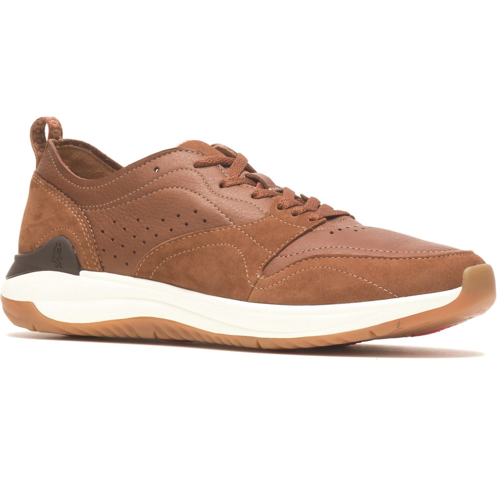 Hush Puppies Felix Perf Laces Mens Shoes in Cognac
