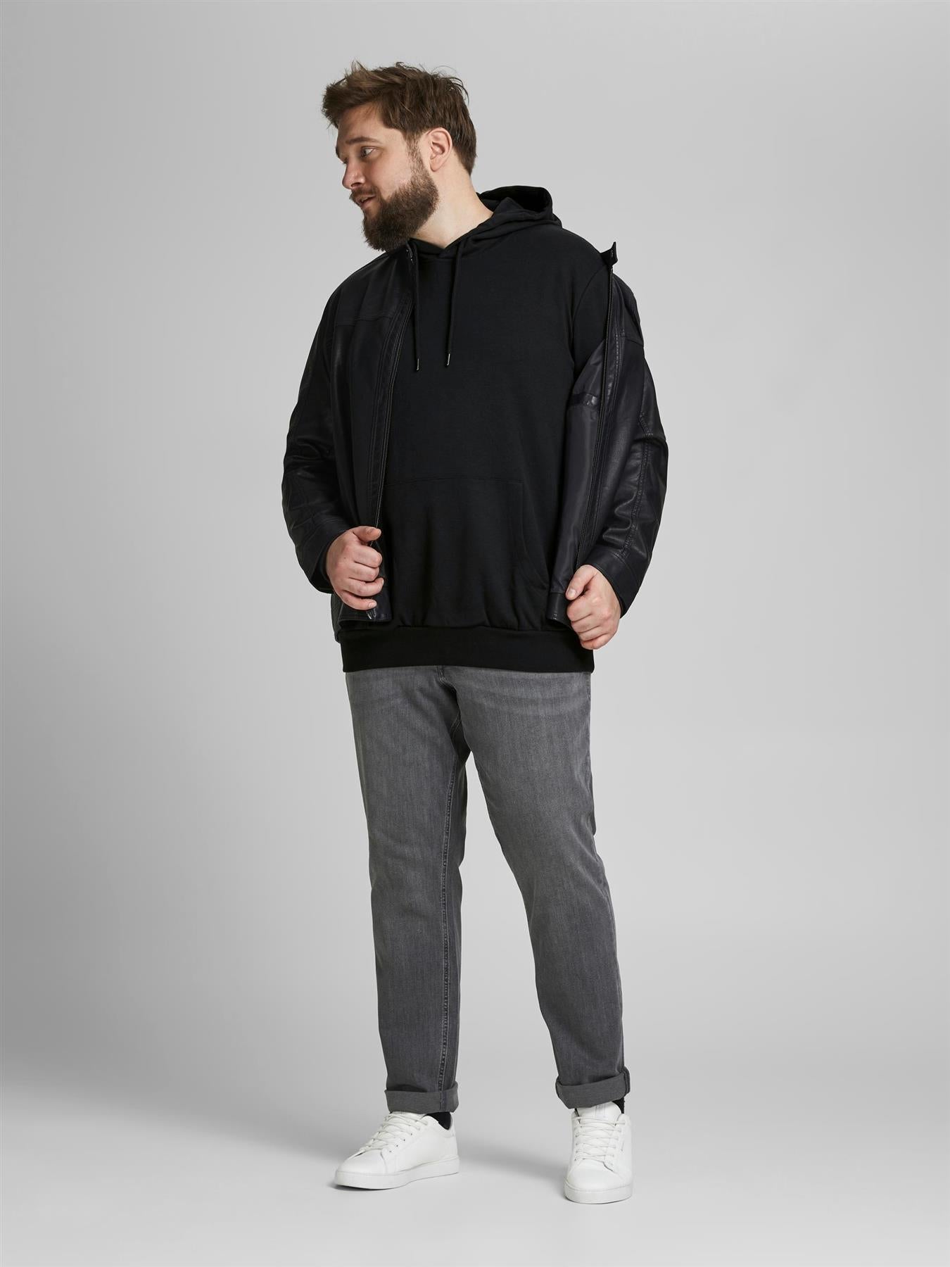 Jack & Jones Mens Plus Size Basic Pullover Hood