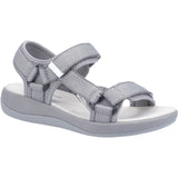 Hush Puppies Sara Quarter Strap Sandal Ladies in Grey