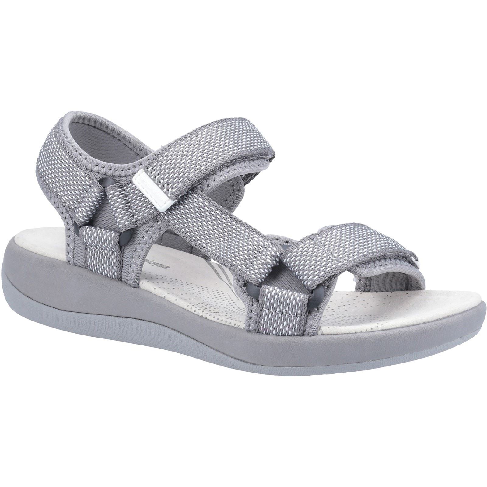 Hush Puppies Sara Quarter Strap Sandal Ladies in Grey