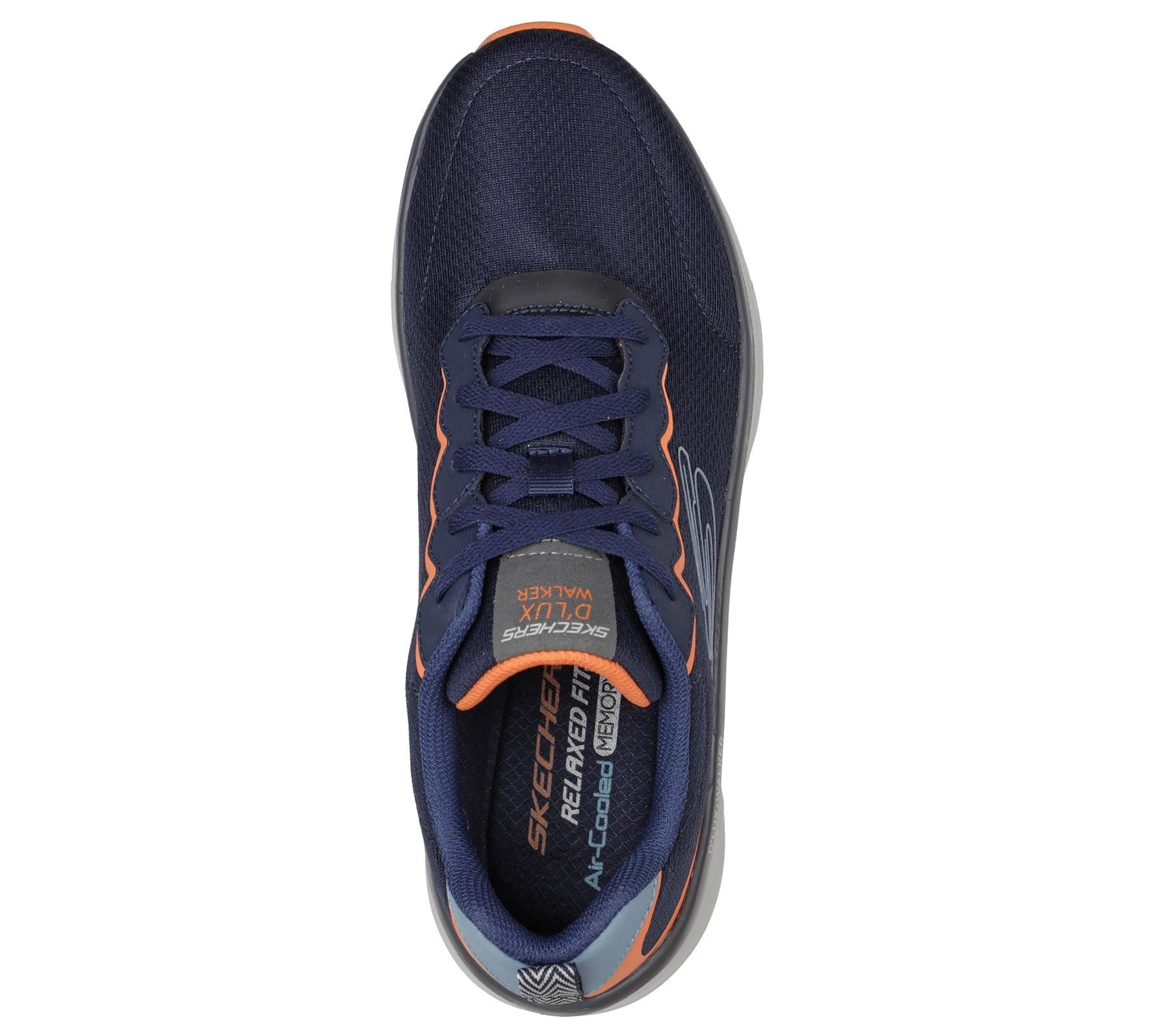 SKECHERS (232264) Mens D'LUX WALKER-SCRAMBLER Sneaker Shoes in Sizes UK 7 to UK 14