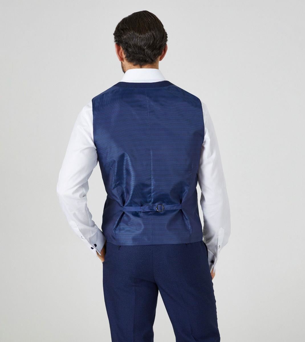 Skopes Men's Harcourt Tailored Fit Waist Coat in Navy 34 to 72 Regular