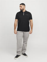 Jack & Jones Short Sleeves Polo Shirt For Men (JCOFUSION PIQUE) in 3 Colours, 4XL-7XL