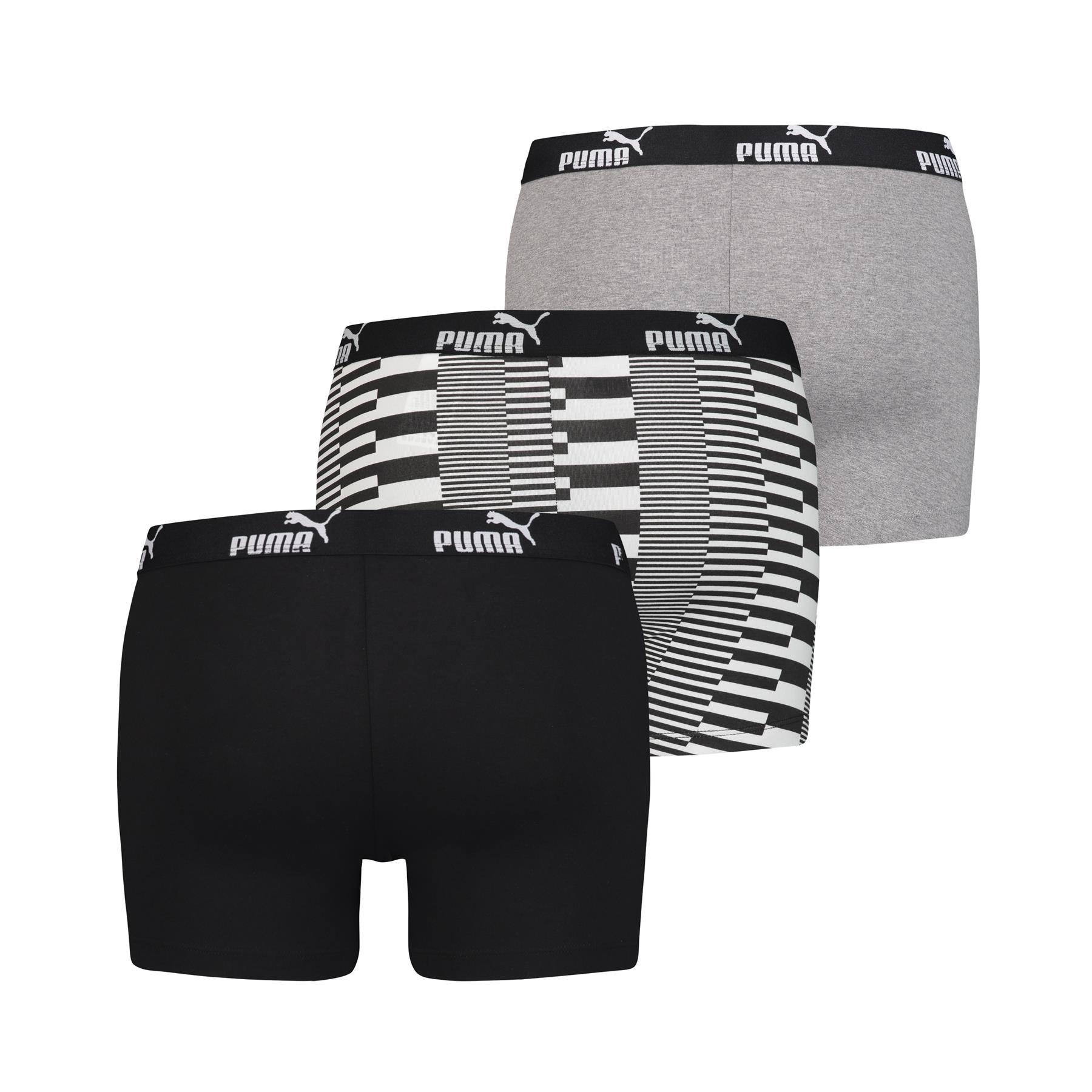 Puma Mens 3 Pack Promo Boxer Shorts (501031001) Small - XL