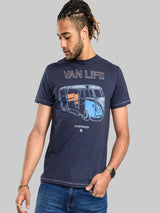 Duke Compton-D555 Official Vw Van Life Printed T-Shirt in LT-3XLT