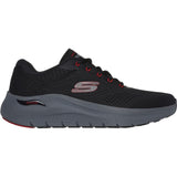 Skechers Men Trainers - Arch Fit 2.0 in Black/Red, 6-12 - GAR232700