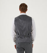 Skopes Men's Tailored Fit Farnham Waistcoat in Grey 34 to 72 Regular