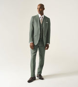 Skopes Calvados Suit Tapered Fit Trouser For Men in Sage, 30W-42W