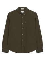 Ben Sherman Big Size Signatue Oxford Long Sleeve Shirt For Men in Camouflage, 2XL-5XL