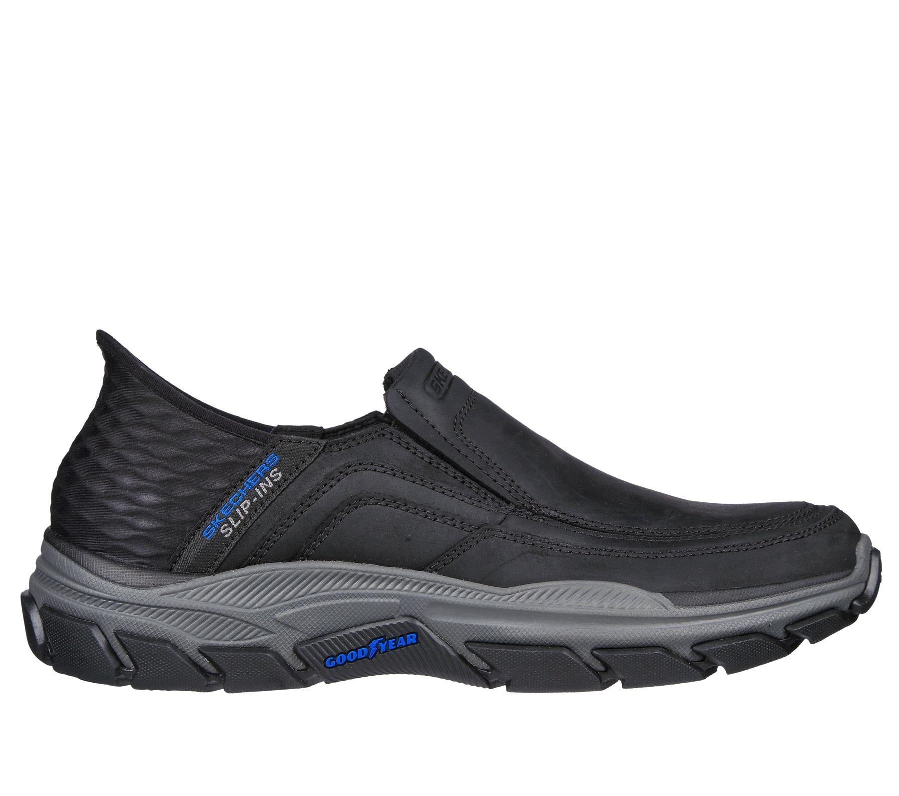Skechers Slip On Shoe For Men Slip-Ins Respected Elgin in Black, 6-15