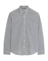 Ben Sherman Big Size Split Spot Print Long Sleeve Shirt For Men in Fog, 2XL-5XL