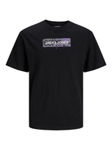 Jack & Jones Plus Men's JCOAOP Short Sleeve Crew Neck T-Shirt 3 Colours, 1XL to 6XL
