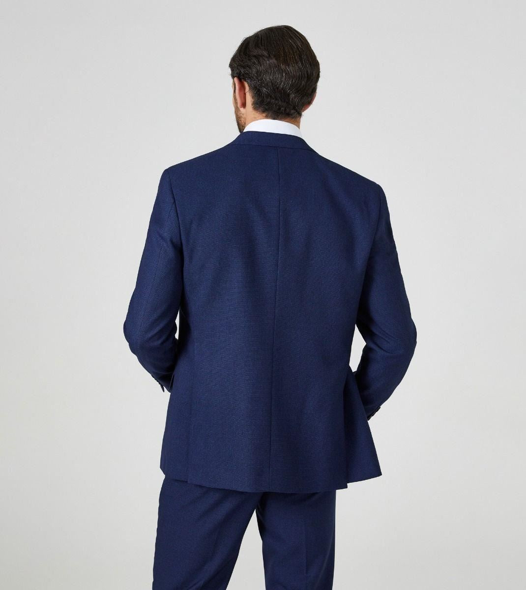 Skopes Men's Harcourt Tailored Fit Jacket in Navy 34 to 72 Short to Long