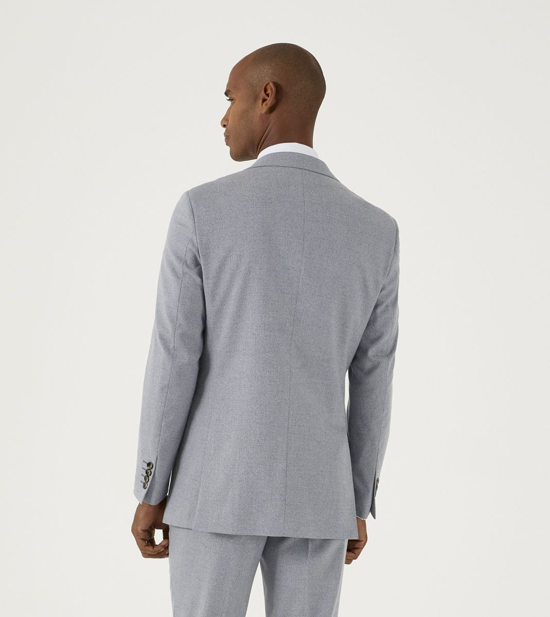 Skopes Jodrell Suit Tailored Fit Jacket For Men in Silver, 34S-62L