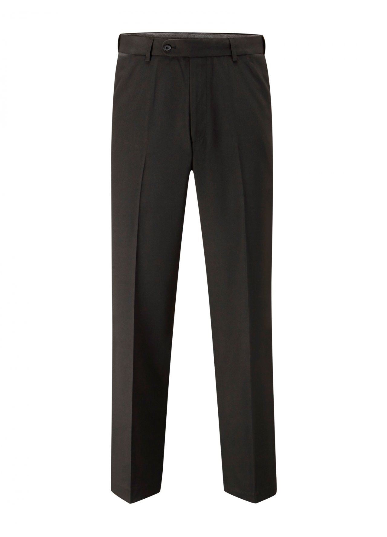 Skopes Men's Flexi Waist Tailored Fit Trouser Ryedale Black Size 30 - 60