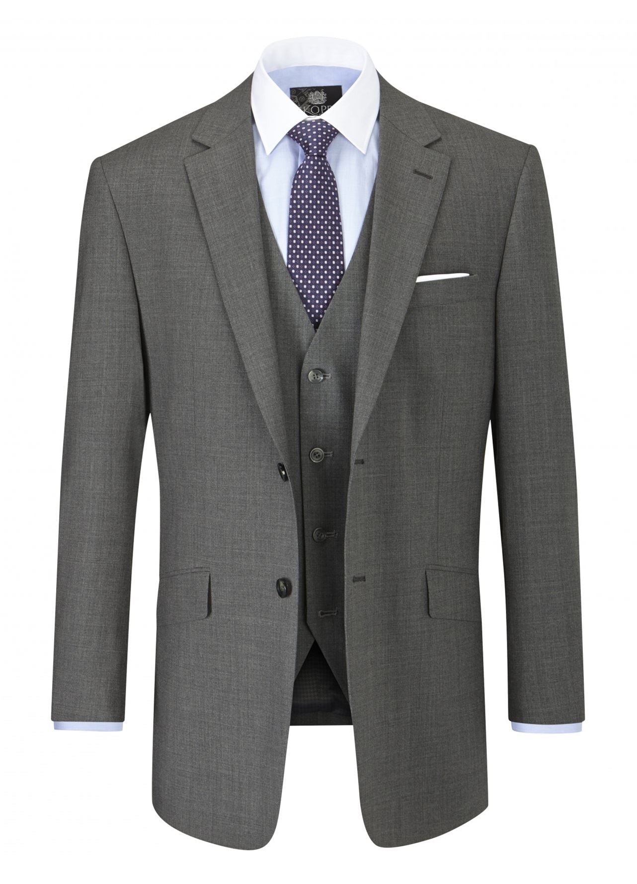 SKOPES Wool Rich Darwin Grey Suit Jacket Size 34 - 72