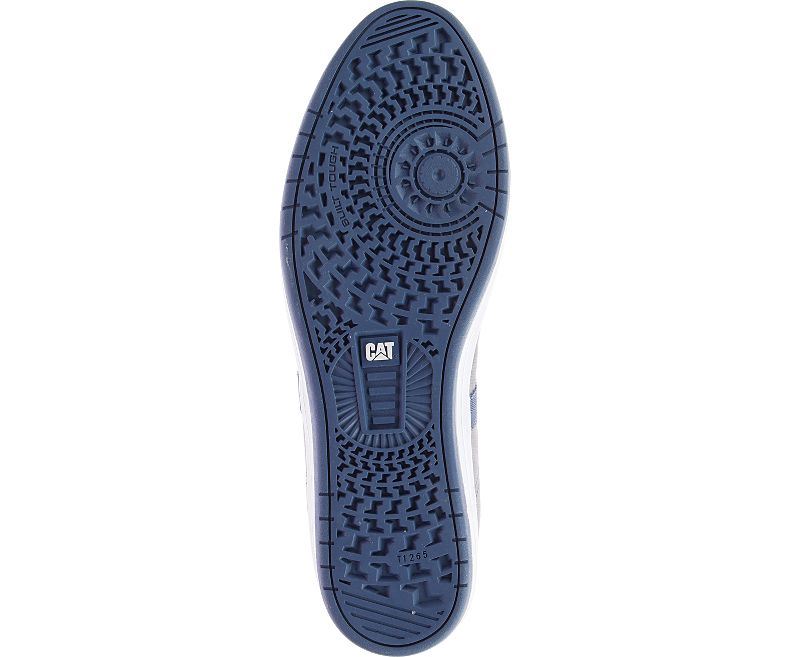 CAT Mens Checklist Canvas Sneakers in Grey (P722232)