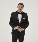 Skopes Tailored Fit Velvet Sports Jacket Jive Size 52 - 62, Black, Teal