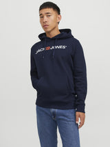 Jack & Jones Old Logo Sweat Hood For Men (JJECORP) in 3 Colours, Large