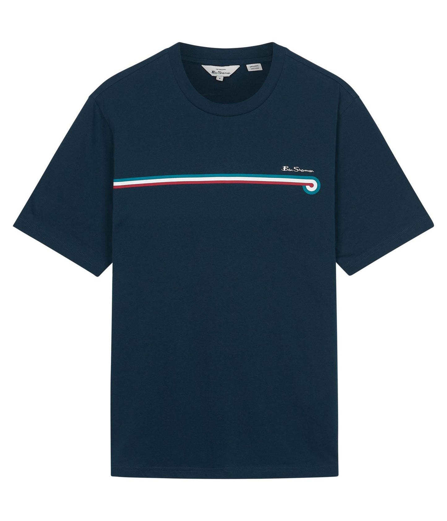 Ben Sherman Core Stripe T-Shirt for Mens (0076114) in 2 Colours, 2XL-5XL