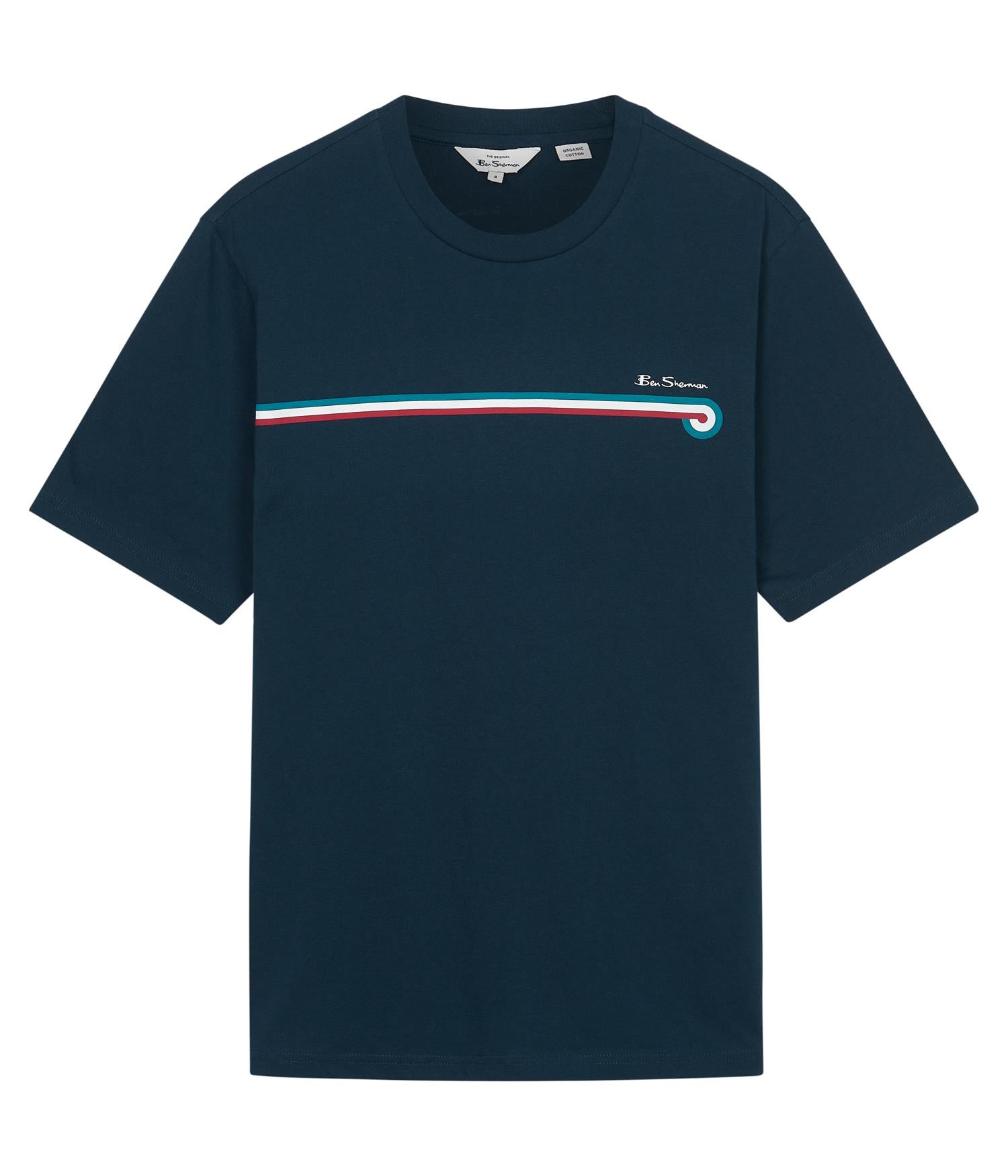 Ben Sherman Core Stripe T-Shirt for Mens (0076114) in 2 Colours, 2XL-5XL