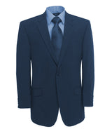 SKOPES Classic fit Wool Blend Suit Jacket in Navy stripe Size 64 to 72