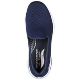 Skechers (GAR124401W) Women's GOwalk Arch Fit Grateful Wide Sports Shoe in Navy/White 4 to 8