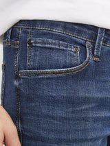 Jack & Jones Slim Jeans For Men - JJIGLENN JJICON JJ 057 50SPS NOOS in Blue Denim, 26W-38W