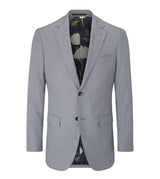 Skopes Jodrell Suit Tailored Fit Jacket For Men in Silver, 34S-62L