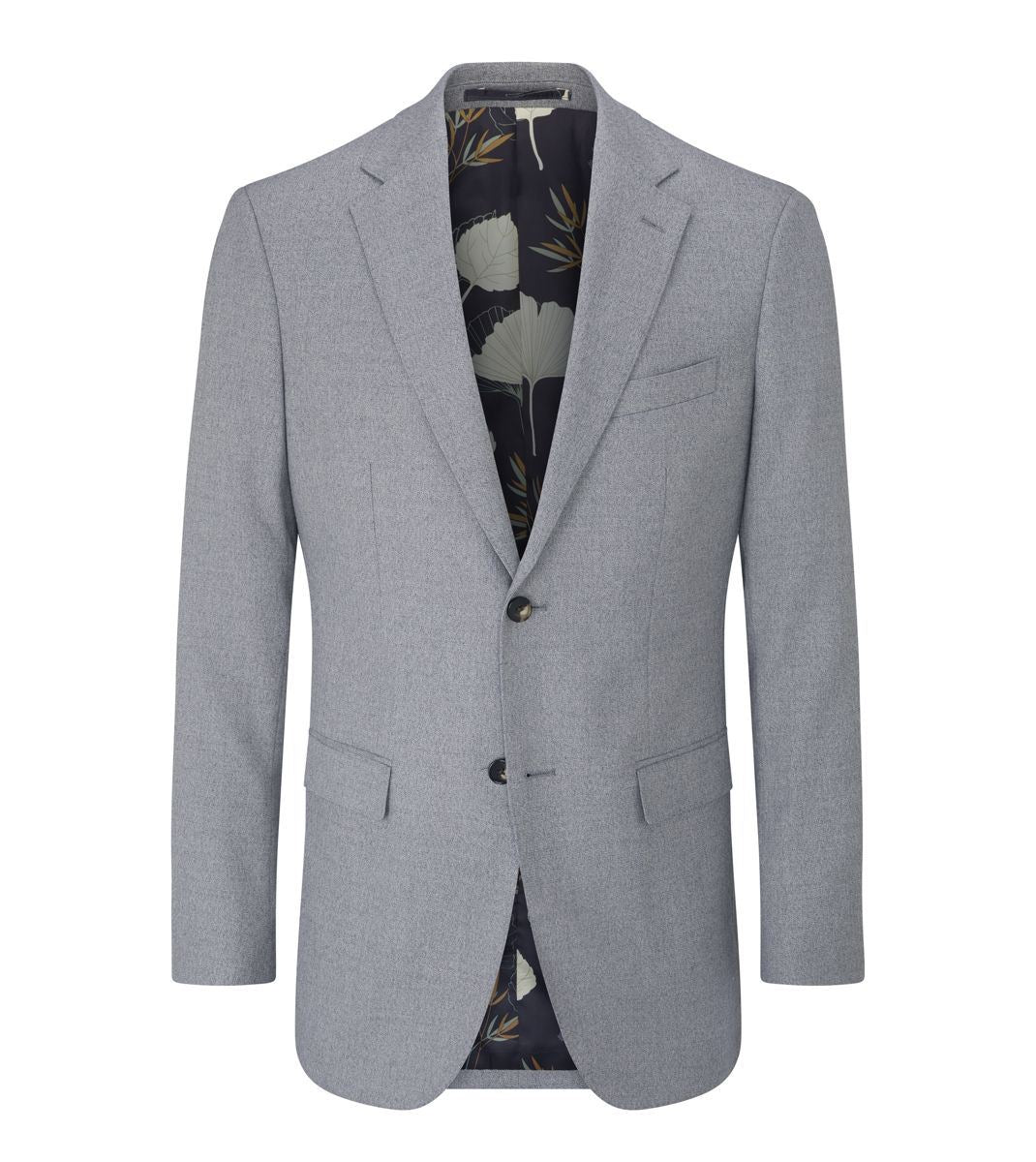 Skopes Jodrell Suit Tailored Fit Jacket For Men in Silver, 34S-62L