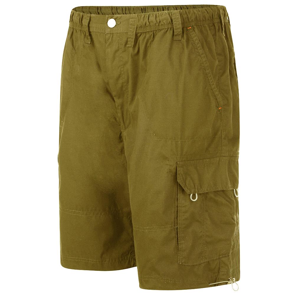Espionage Men's Medium Length Pure Cotton Cargo Shorts (042)