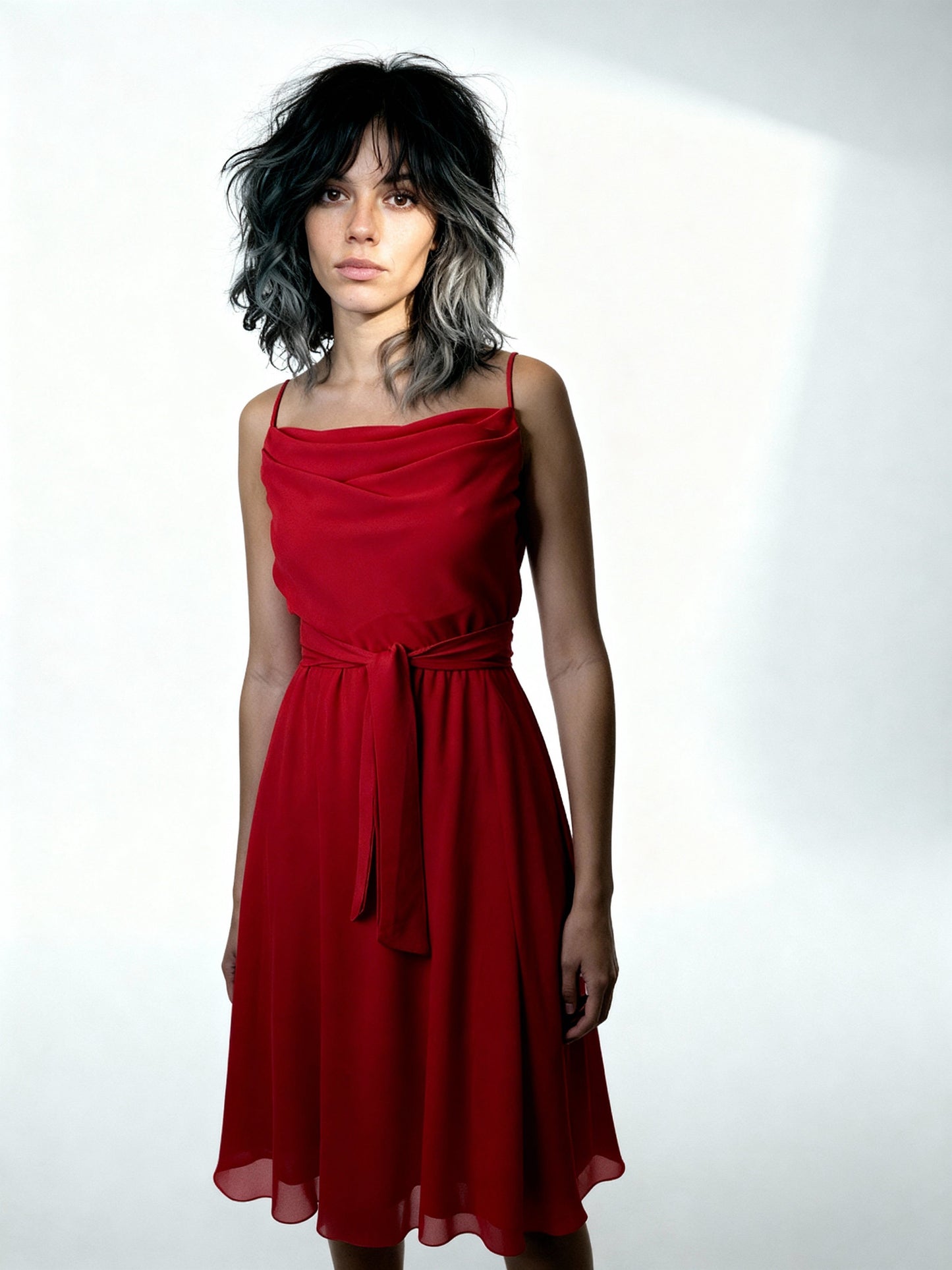 Gorgeous Bright Red Saks Fifth Avenue - Ferrali Preloved Dress UK 10 - 12