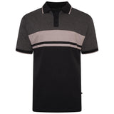 KAM Mens Plus Size Dobby Weave Polo in 2 Colour Options 2XL to 8XL