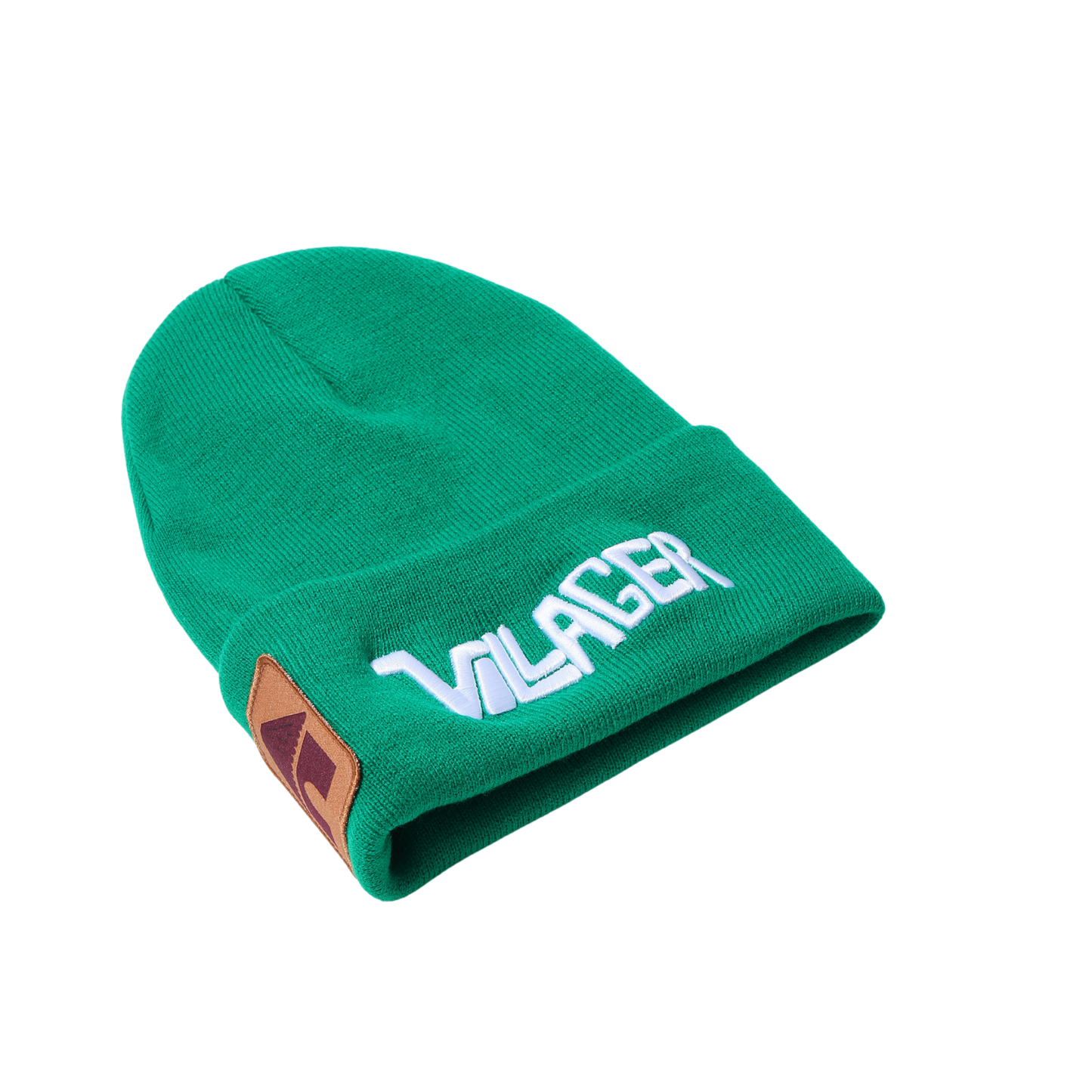 Villager Embroidered Knit Beanie