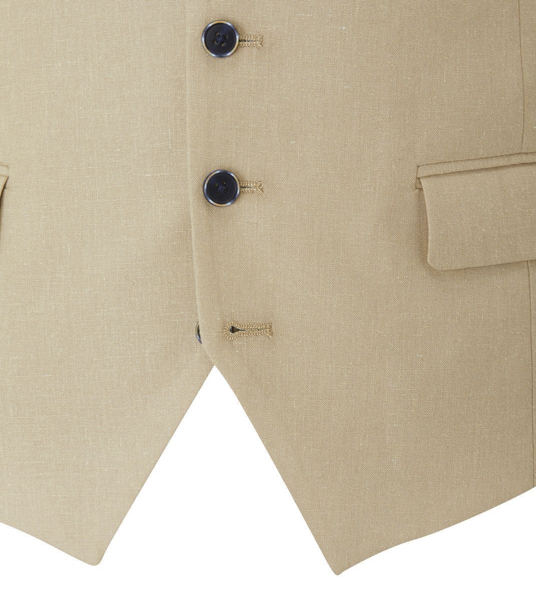 Skopes Tuscany Waistcoat For Mens MM10058 in Stone, 52R to 62R