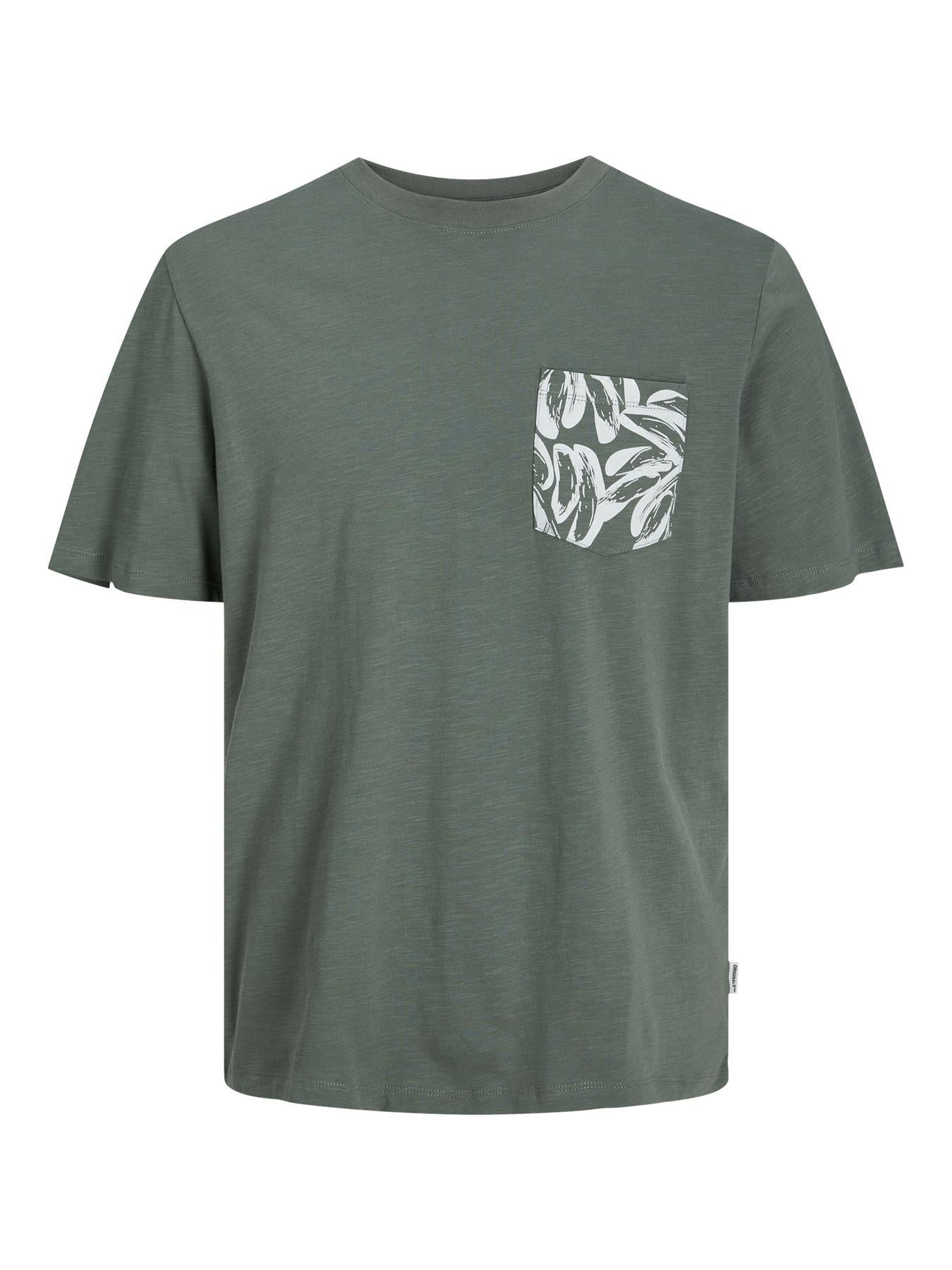 Jack & Jones Men's JORLAFAYETTE Short Sleeve T-Shirt in 2 Colours, 1XL-6XL