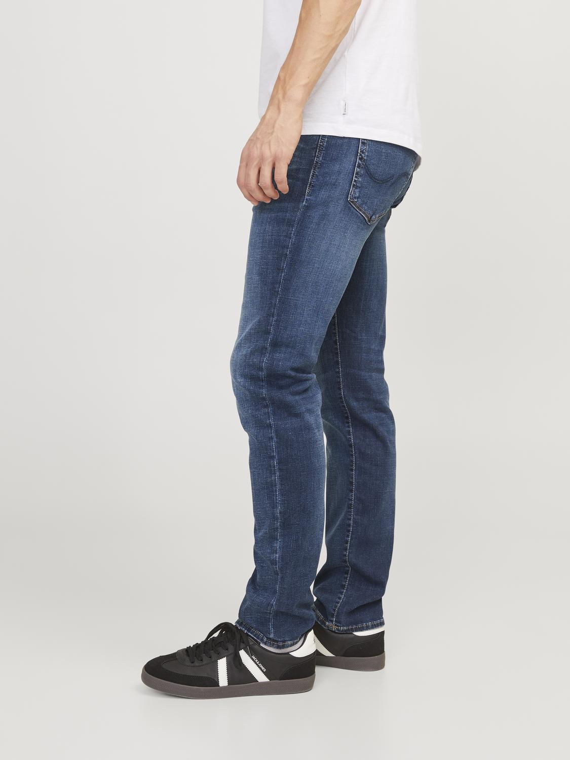 Jack & Jones Slim Jeans For Men - JJIGLENN JJICON JJ 057 50SPS NOOS in Blue Denim, 26W-38W