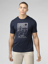 Ben Sherman Summer Scooter Short Sleeve T-Shirt for Mens 0076132) in Navy, 2XL-5XL