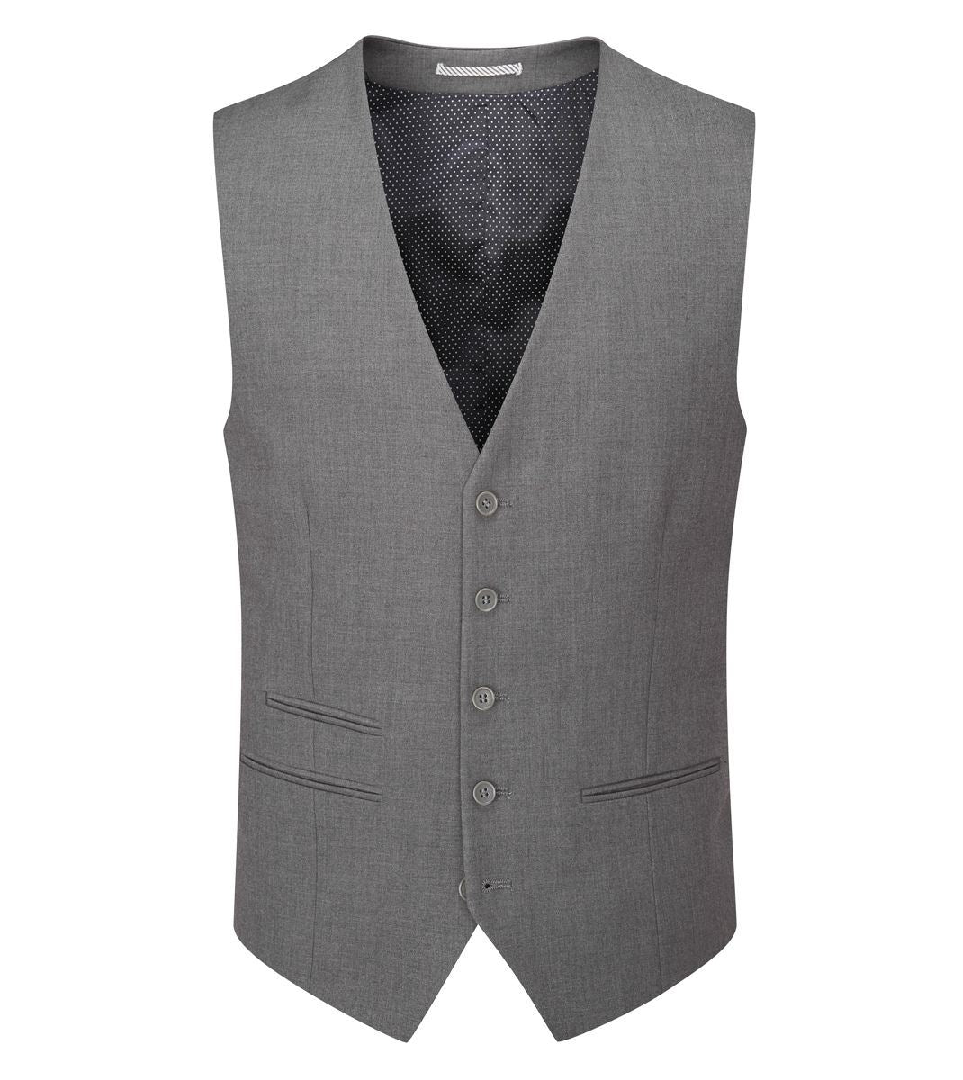 Skopes Madrid Suit Waistcoats For Mens in Grey, 34 to 62