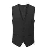 Skopes Barney Dinner Suit Waistcoat For Men's in Black, 34R to 52R