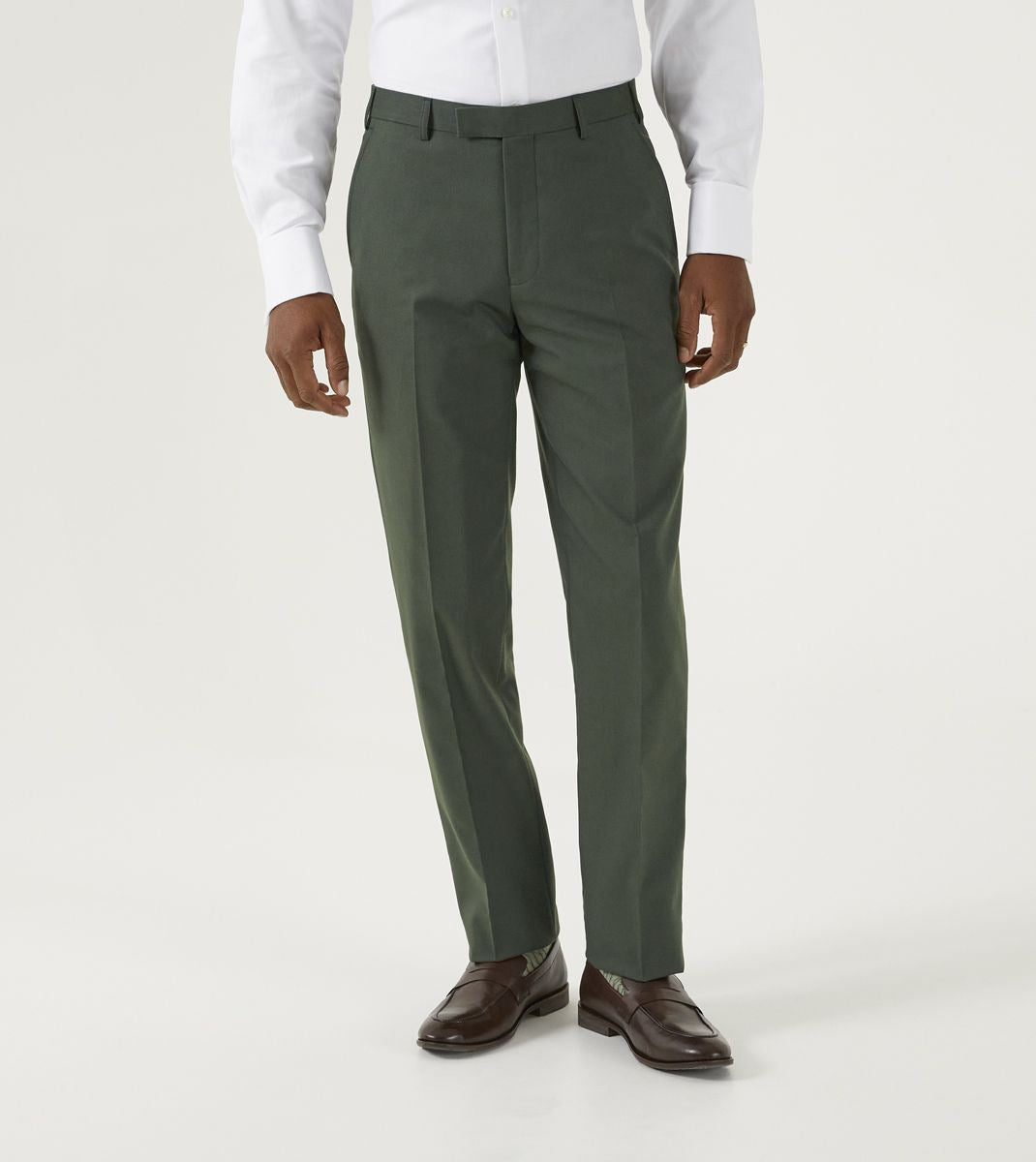 Skopes Tailored Fit Harvey Suit Trouser For Men in Green, 30W-58W