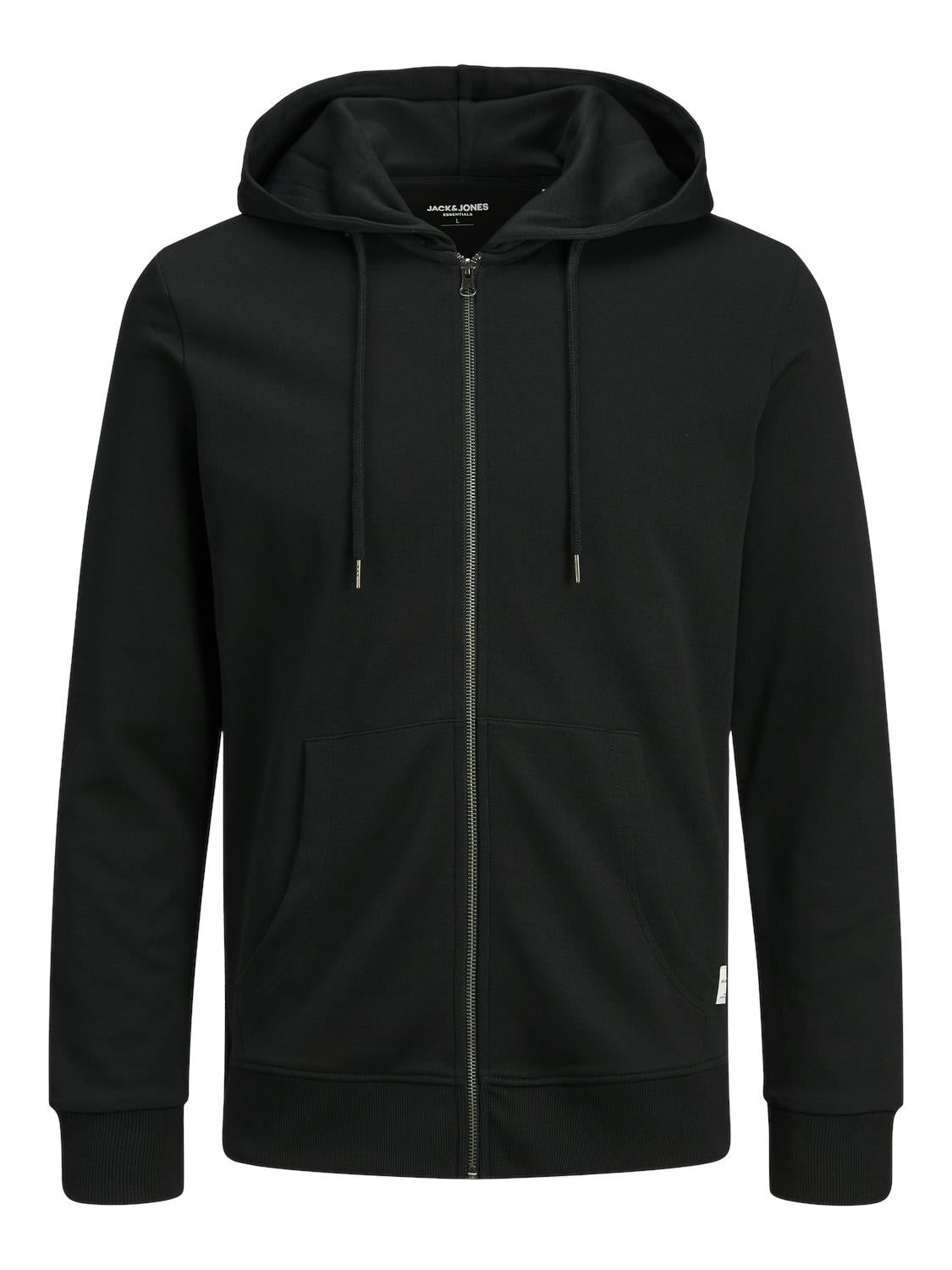 Jack & Jones Sweatshirt Zip Hoodie For Men (JJEBASIC) in 3 Colours, L-XL