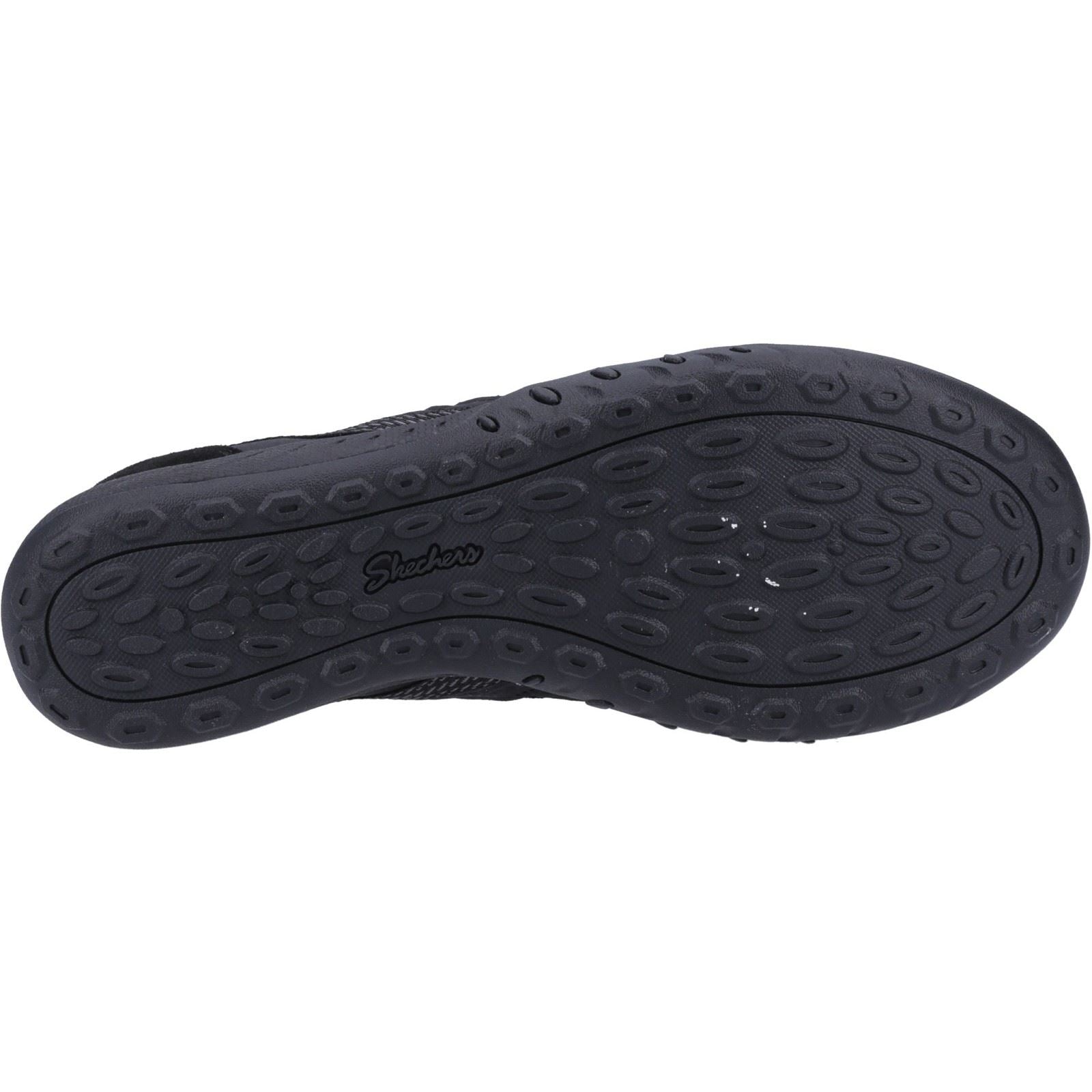 Skechers (GAR100561) Women's Relaxed Fit: Breathe-Easy Rugged Trainer in Black 3 to 8