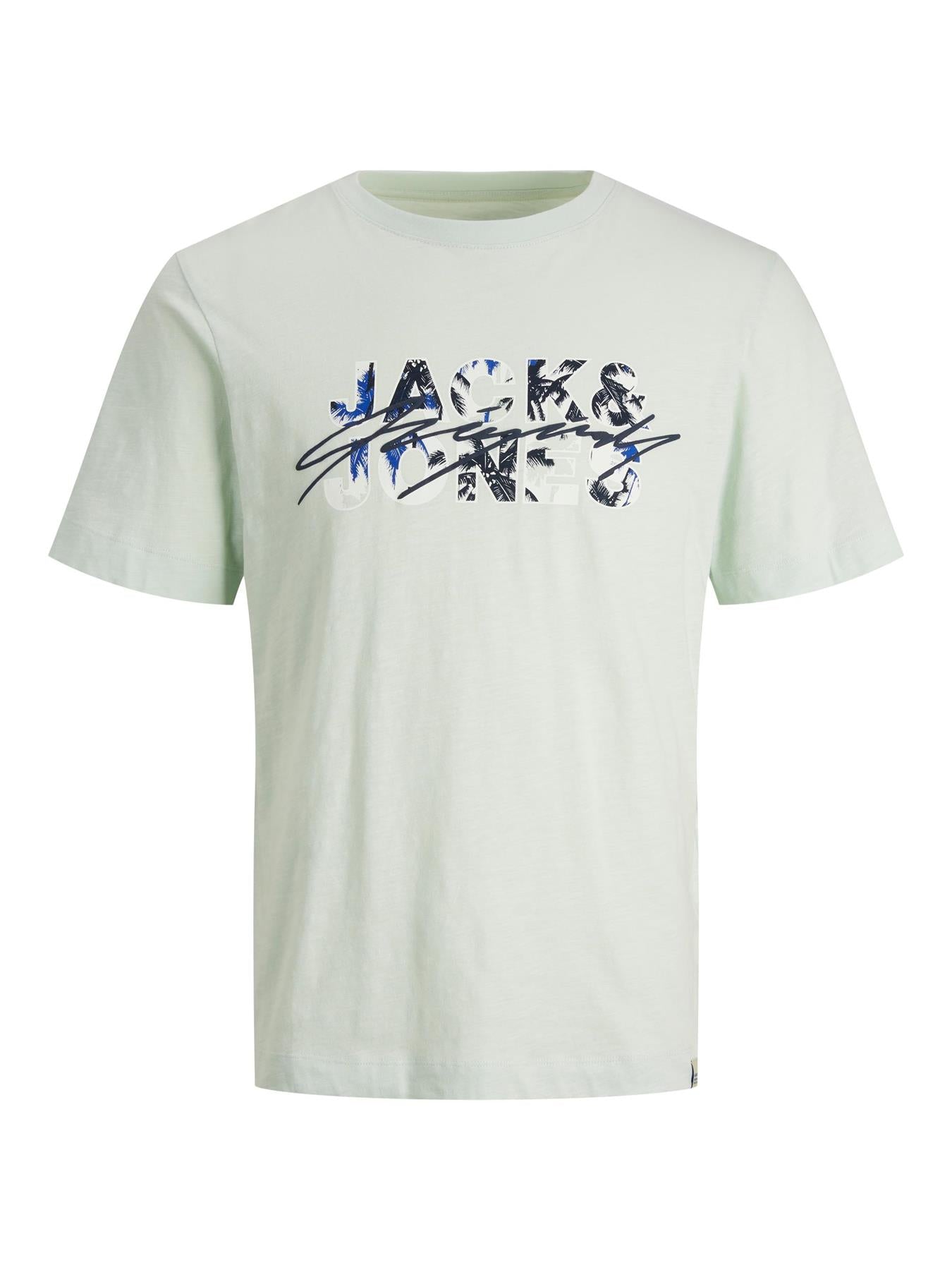 Jack & Jones Plus (12240561) JORTULUM Branding T-Shirt in 3 Colour Options 1XL to 6XL