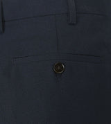 Skopes Tailored Fit Harcourt Suit Trouser For Men in Navy Ink Tweed Effect, 30W-58W